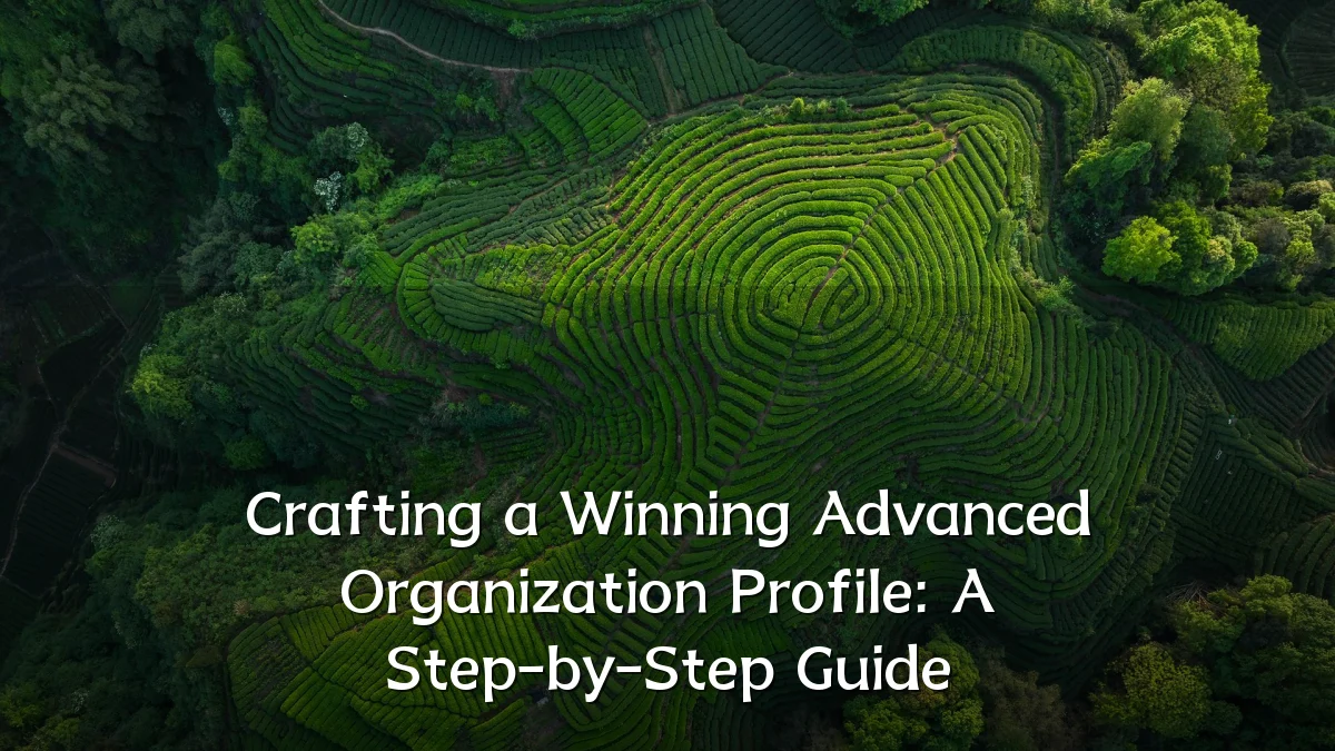 Crafting a Winning Advanced Organization Profile: A Step-by-Step Guide